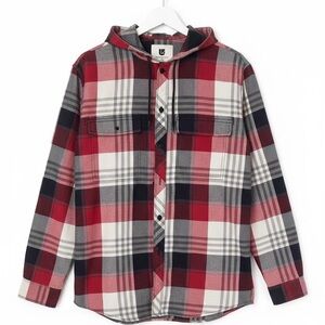 Burton Red and Black Plaid Shirt